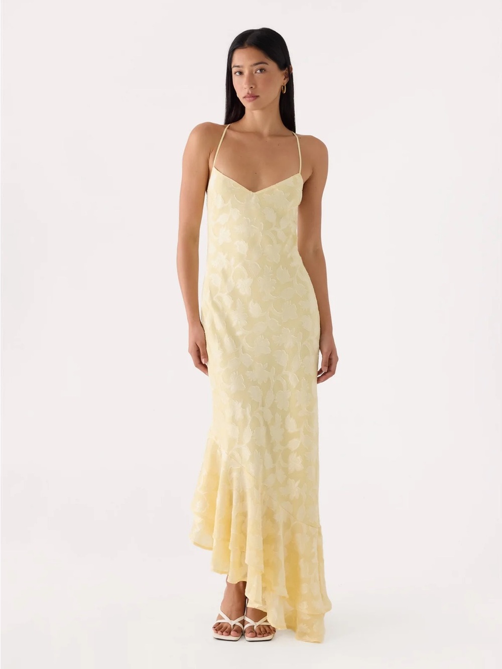 Peppermayo Yellow Floral Maxi Dress